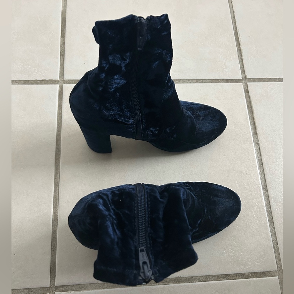 Target Midnight Velvet Heeled Boots
